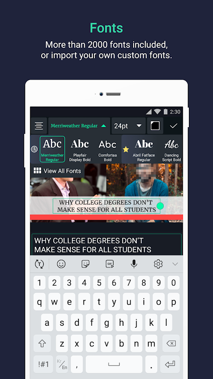 Alight Motion app