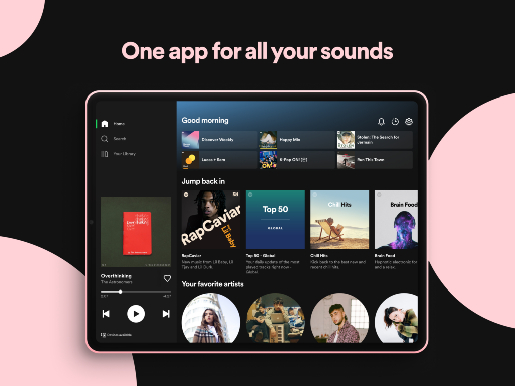 Spotify Premium tablate