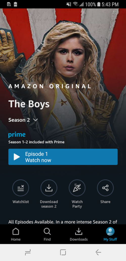 Amazon Prime Video Mod Apk