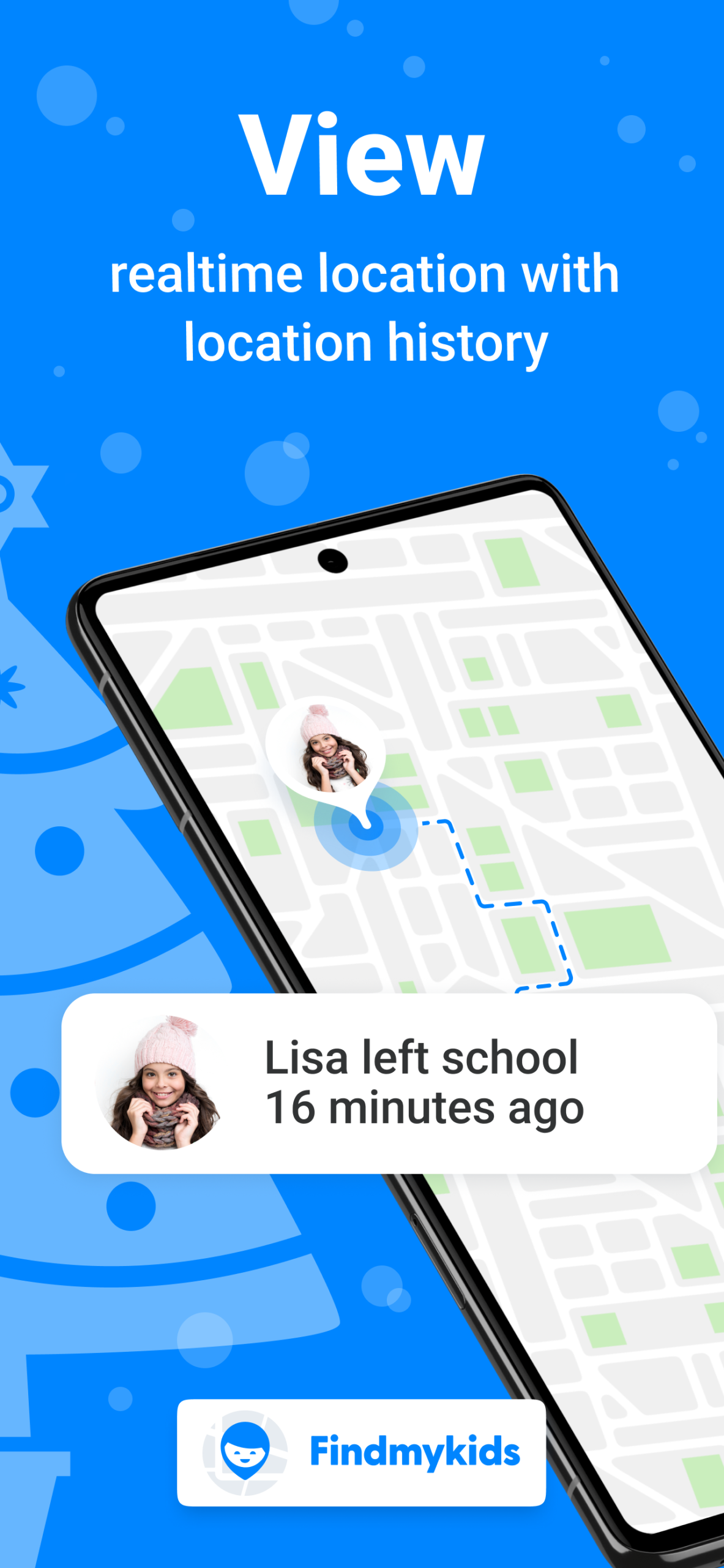 Find My Kids view