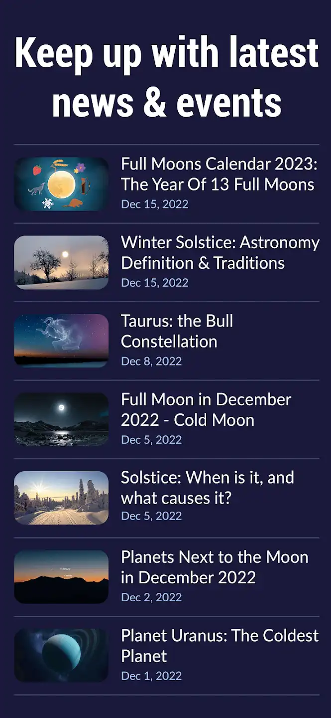 Features of Star Walk 2 Mod Apk