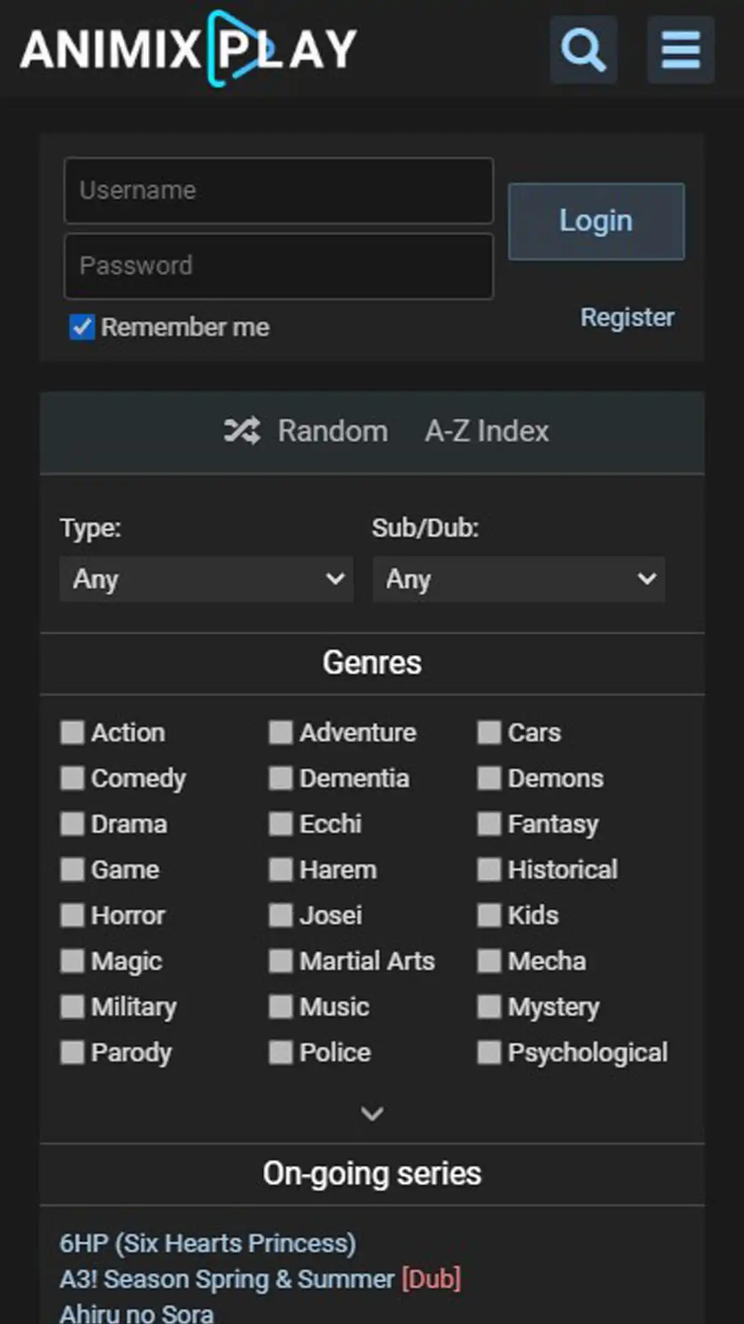 Animixplay App